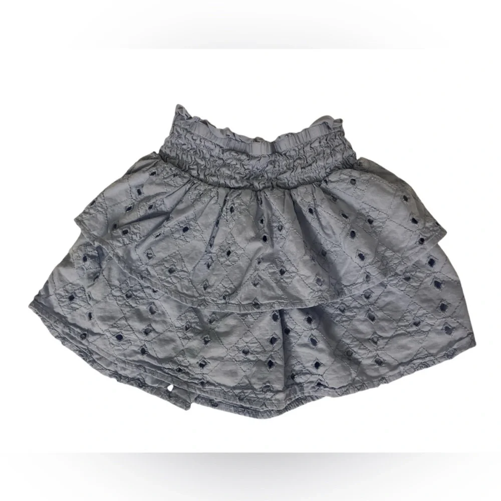 Abercrombie Kids Silver Layered Skirt